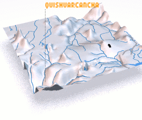3d view of Quishuarcancha
