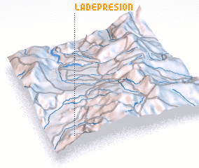 3d view of La Depresión