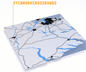 3d view of Sycamore Crossroads