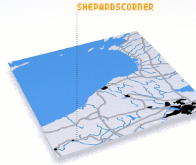 3d view of Shepards Corner