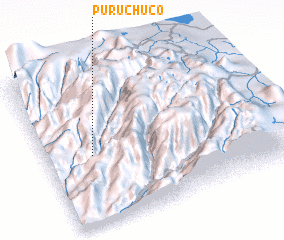 3d view of Puruchuco