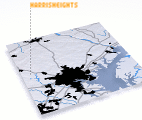 3d view of Harris Heights