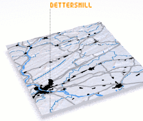 3d view of Detters Mill