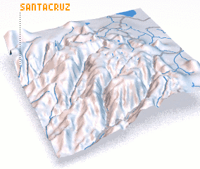 3d view of Santa Cruz