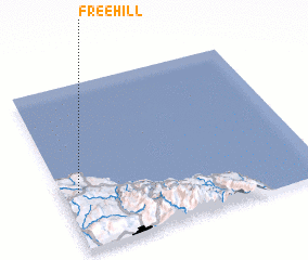 3d view of Free Hill