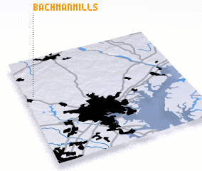 3d view of Bachman Mills