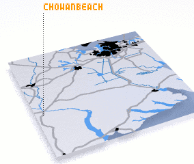 3d view of Chowan Beach