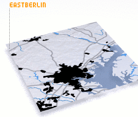 3d view of East Berlin