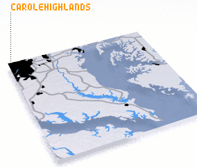 3d view of Carole Highlands