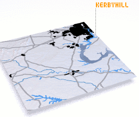3d view of Kerby Hill
