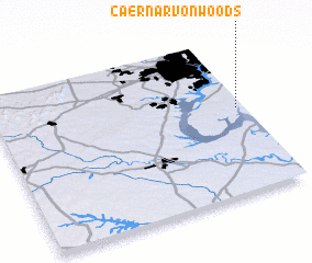 3d view of Caernarvon Woods