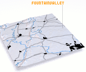 3d view of Fountain Valley