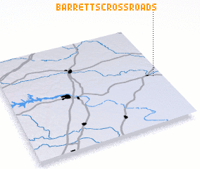 3d view of Barretts Crossroads
