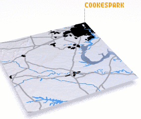 3d view of Cookes Park