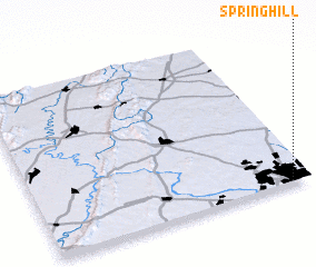 3d view of Spring Hill