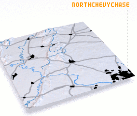 3d view of North Chevy Chase