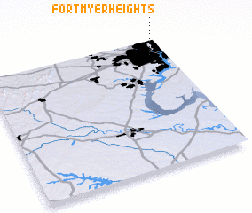 3d view of Fort Myer Heights