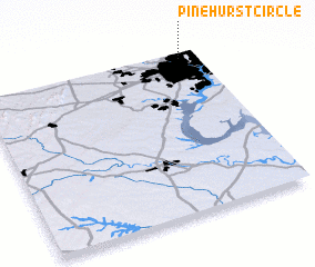 3d view of Pinehurst Circle