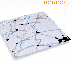 3d view of Stoney Brook