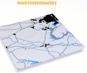 3d view of Mount Vernon Woods