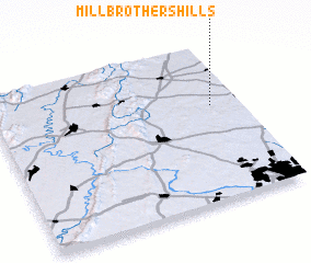 3d view of Mill Brothers Hills