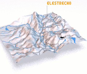 3d view of El Estrecho