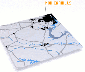 3d view of Mohican Hills