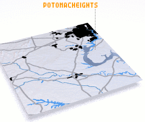 3d view of Potomac Heights