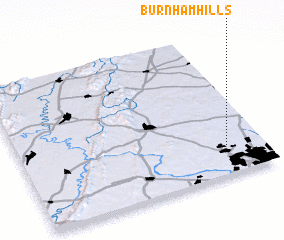 3d view of Burnham Hills