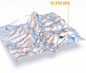 3d view of El Encano