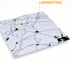 3d view of Lake Heritage