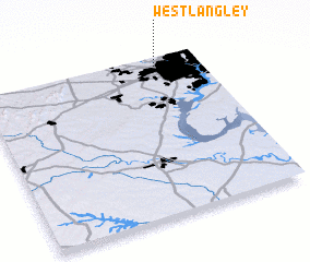 3d view of West Langley