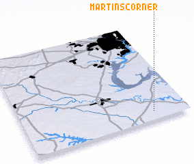 3d view of Martins Corner