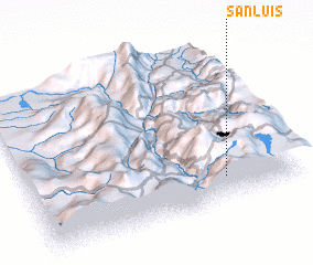 3d view of San Luis