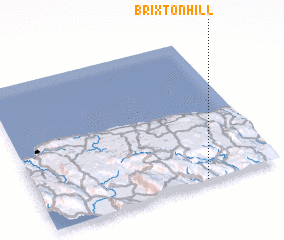 3d view of Brixton Hill