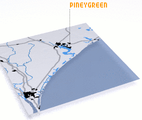 3d view of Piney Green