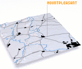 3d view of Mount Pleasant