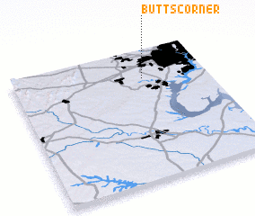 3d view of Butts Corner