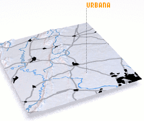 3d view of Urbana