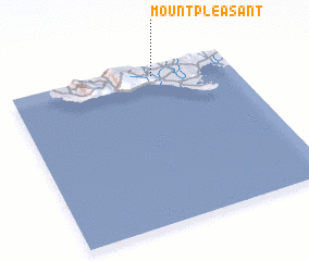 3d view of Mount Pleasant