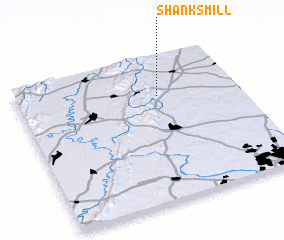3d view of Shanks Mill