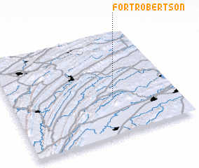 3d view of Fort Robertson