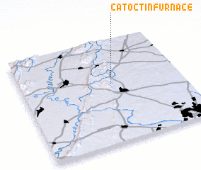 3d view of Catoctin Furnace