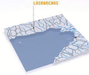 3d view of Los Ranchos