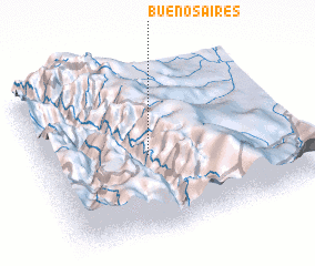 3d view of Buenos Aires