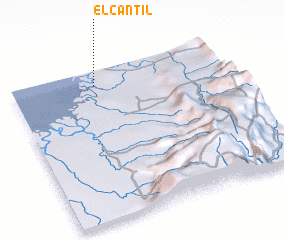 3d view of El Cantil