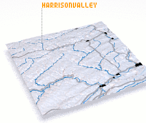 3d view of Harrison Valley