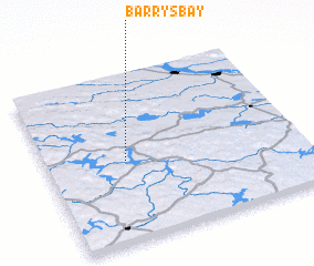 3d view of Barrys Bay