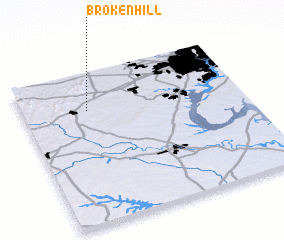 3d view of Broken Hill