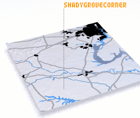 3d view of Shady Grove Corner